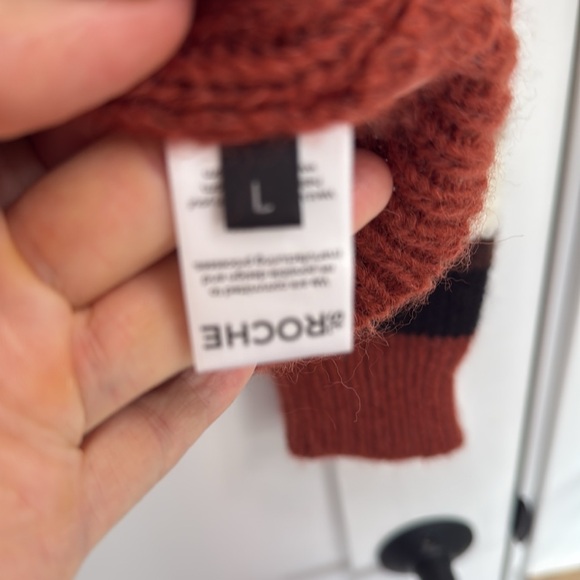 St Roche Sissy Sweater in Autumn Stripe, Sz L - Picture 11 of 11